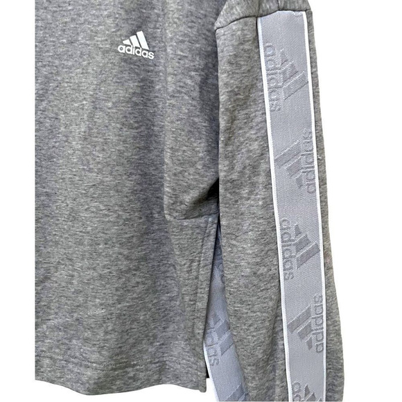 ADIDAS SWEATSHIRT, Crop Length, Tape Detail Size S - Picture 3 of 8